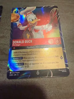 Disney Lorcana Magical Places Stitch Rapunzel Donald Duck EPCOT Promo Cards Set - Image 4