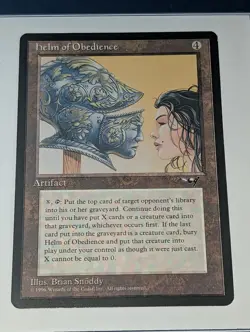 MTG Helm of Obedience Alliances Rare Reserved - LP condition - Image 1