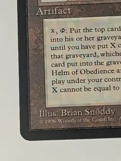 MTG Helm of Obedience Alliances Rare Reserved - LP condition - Image 4