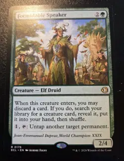 Formidable Speaker 0176 Rare Lorwyn Eclipsed Magic: The Gathering - Image 1