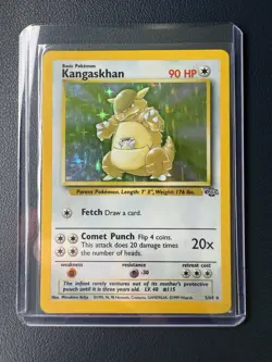 Kangaskhan - 5/64 - Pokemon Jungle Unlimited Holo Rare Card WOTC LP - Image 1