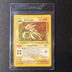 Pokemon TCG Kabutops Fossil Holo Rare 9/62 60 HP 1999 Ken Sugimori - Image 1