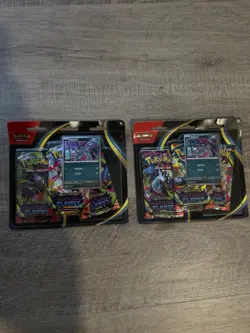Pokemon TCG Phantasmal Flames 3 Pack Blister Sneasel Sealed (Set of 2) - Image 1