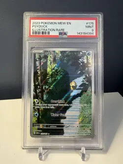 2023 POKEMON MEW EN-151 ILLUSTRATION RARE #175 PSYDUCK PSA 9 - Image 1