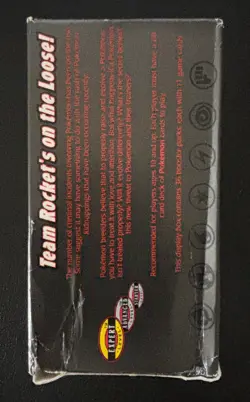 Empty - 1st Edition - Team Rocket - Booster Pack Box - Vintage Pokemon 2000 WOTC - Image 4