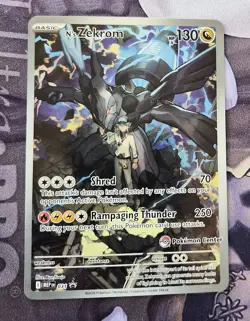 Pokemon TCG Ascended Heroes N’s Zekrom Pokemon Center Stamped Promo SEALED - Image 3