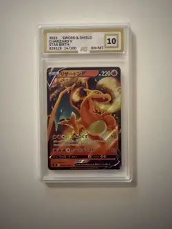 Charizard V - PRISTINE 10 CGC - Star Birth Pokemon 2022 Japanese 014/100 - Image 4