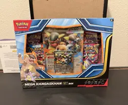 Pokemon TCG Mega Kangaskhan EX Box (Factory Sealed) Set of 4. - Image 1