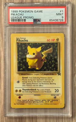 Pokemon League Black Star Promo Pikachu #1 Rare 🔥PSA 9 # 65408726 - Image 2