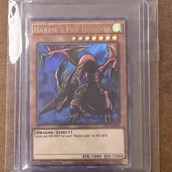 Yu-Gi-Oh! Harpie's Pet Dragon LDS2-EN066 Ultra Rare 1st Edition Effect – Konami - Image 1
