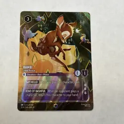 Bambi - Little Prince (Enchanted) 209/204 Reign of Jafar Holo Disney Lorcana - Image 1