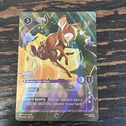 Bambi - Little Prince (Enchanted) 209/204 Reign of Jafar Holo Disney Lorcana - Image 2