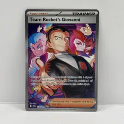 2025 Pokemon TCG Team Rocket's Giovanni Destined Rivals Card 238/182. Mint - Image 1