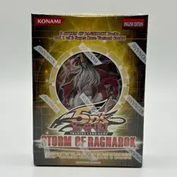 Yugioh Storm of Ragnarok Special Edition Box | 3 Packs + 1 Card Factory Sealed - Image 1