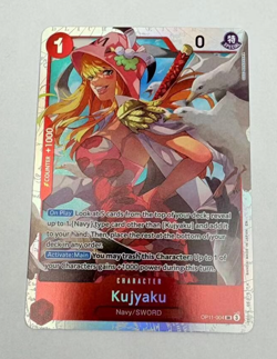 One Piece CCG A Fist of Divine Speed Kujyaku SR Card OP11-004 English NM - Image 1