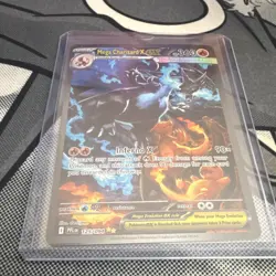 Pokemon Mega Charizard X EX Mega Evolution Flame 125/094 360 HP 90× Card - Image 2