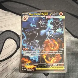 Pokemon Mega Charizard X EX Mega Evolution Flame 125/094 360 HP 90× Card - Image 4