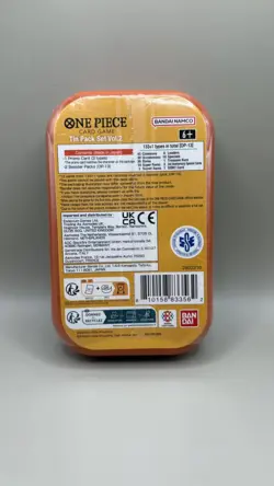 One Piece TCG Card Game - Mini Tin Vol.2 English 2 Packs Of OP 13 & Promo - Image 2