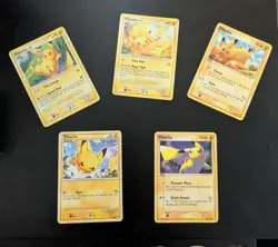 Pikachu Lot - 5 Pokemon TCG cards - DPPT/HGSS, BW era - Image 1