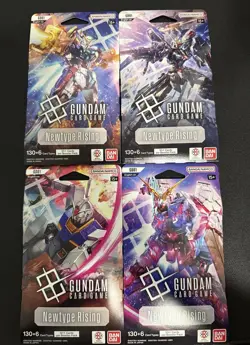Gundam Card Game - GD01 (Newtype Rising) - Eng. - Sleeved Booster - CHOOSE ART - Image 1