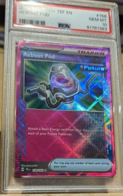 Reboot Pod 158/162 Temporal Forces Holographic ACE SPEC Trainer Card PSA 10 - Image 2