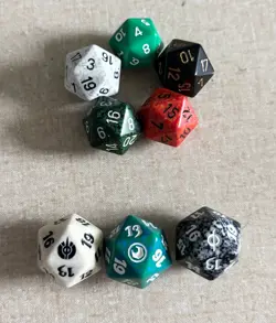 MtG Scars of Mirrodin Block Dice Set - Image 1