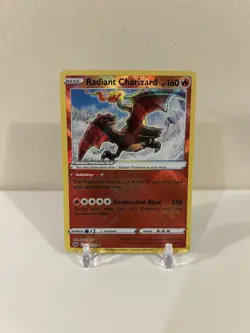 Pokemon Crown Zenith Radiant Charizard 020/159 Holo Rare English NM - Image 1