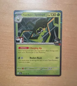 Team Rocket's Spidops Cosmos-Holo - NM - Pokemon Prize Pack Series 8 Stamped - Image 1