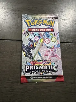 Pokemon TCG Prismatic Evolutions Booster Pack - English - Random Pack Art - Image 1