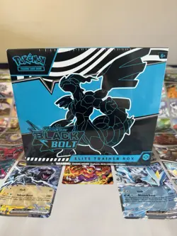 Pokemon TCG, Scarlet And Violet Black Bolt Elite Trainer Box ETB New Sealed - Image 1