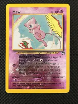 Pokemon Southern Islands Mew Reverse Holo 1/18 LP - Image 1