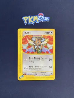 Pokemon TCG Tauros Expedition 133/165 Regular LP. - Image 1