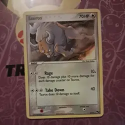 Tauros Holo Pop Series 2 5/17 Pokemon TCG Collectable non holo , rare - Image 1