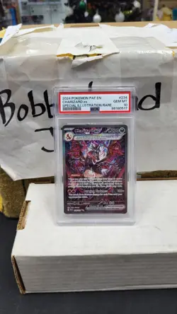 2024 CHARIZARD EX ILLUSTRATION RARE SIR PALDEAN FATES POKEMON PSA 10 GEM #234 - Image 1
