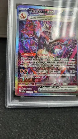 2024 CHARIZARD EX ILLUSTRATION RARE SIR PALDEAN FATES POKEMON PSA 10 GEM #234 - Image 4