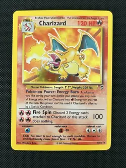 Pokemon Legendary Collection Charizard 3/110 Holo Rare MP - Image 1