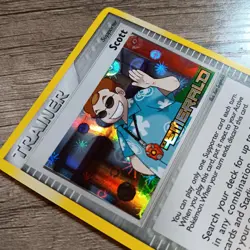 Pokemon Scott Trainer 84/106 EX Emerald Holo Stamped Uncommon 2005 - Image 3