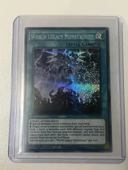 *** WORLD LEGACY MONSTROSITY *** PRISMATIC SECRET RARE (NM) MP20-EN076 YUGIOH! - Image 1