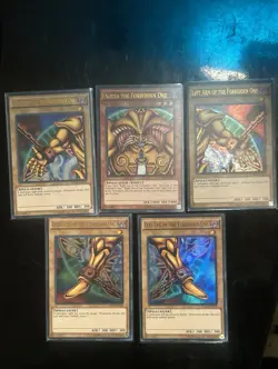 Yu-Gi-Oh Exodia 5 - Piece Set Ultra Rare YGLD-ENA17-21 NM Unlimited - Image 1
