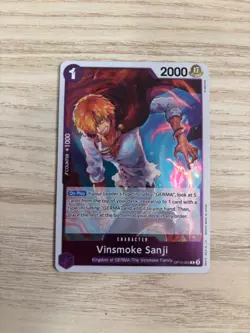 OP10-063 Vinsmoke Sanji English R NM One Piece TCG Card Game - Image 1