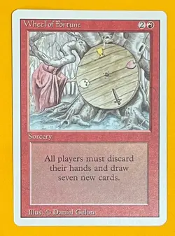 MTG WHEEL OF FORTUNE Revised (OldManMTG 012-824) - Image 1