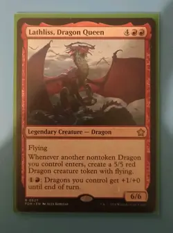 Lathliss, Dragon Queen - MTG - Magic the Gathering Foundations NM Fast Despatch - Image 1