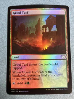 MTG Gruul Turf Foil Double Masters 2x2 NM - Image 1
