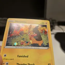 Morpeko Pokemon SWSH116 Black Star Promo With HD Swirl - Image 3