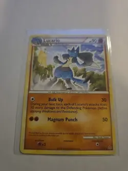 Lucario 19/95 Rare Unleashed Pokemon Card - Image 1