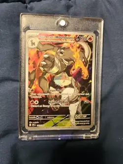 Team Rocket's Houndoom 191/182 Destined Rivals Pokemon Illustration Rare - Image 1