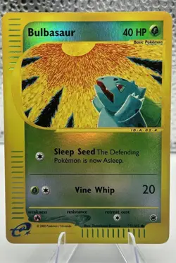 Bulbasaur 95/165 – Reverse Holo – Expedition (E-Series) – Pokemon TCG – English - Image 1