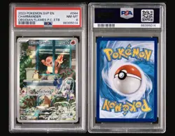2023 POKEMON SVP EN-SV CHARMANDER #044 OBSIDIAN FLAMES ETB PROMO PSA 8 - Image 3
