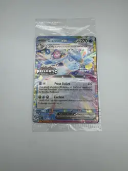 Pokemon Glaceon EX 026/131 Prismatic Evolutions Stamp Surprise Box Promo Sealed - Image 1