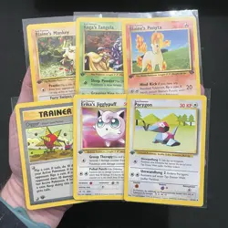 First Edition Lot Wotc Pokemon Card Collection 1999 Vintage Great Conditions - Image 1